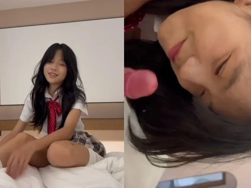 Em loli dễ thương mút chim biến em thành con đào dam dang p1